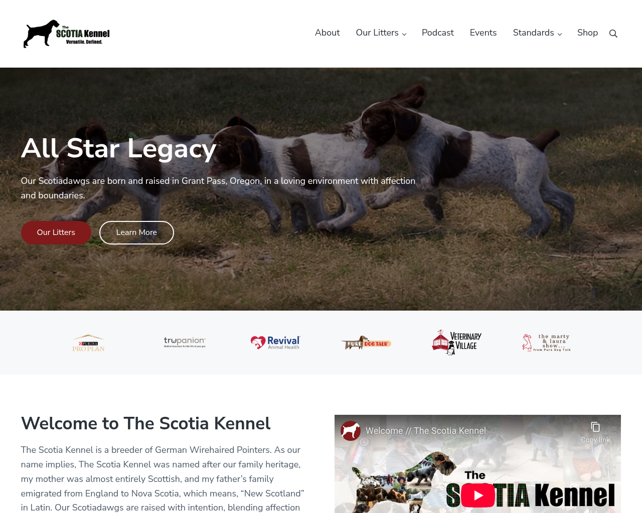 Scotia Kennel website